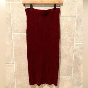 THEORY women’s sweater dress, sleeveless, tube top dress, form fitting SZ S